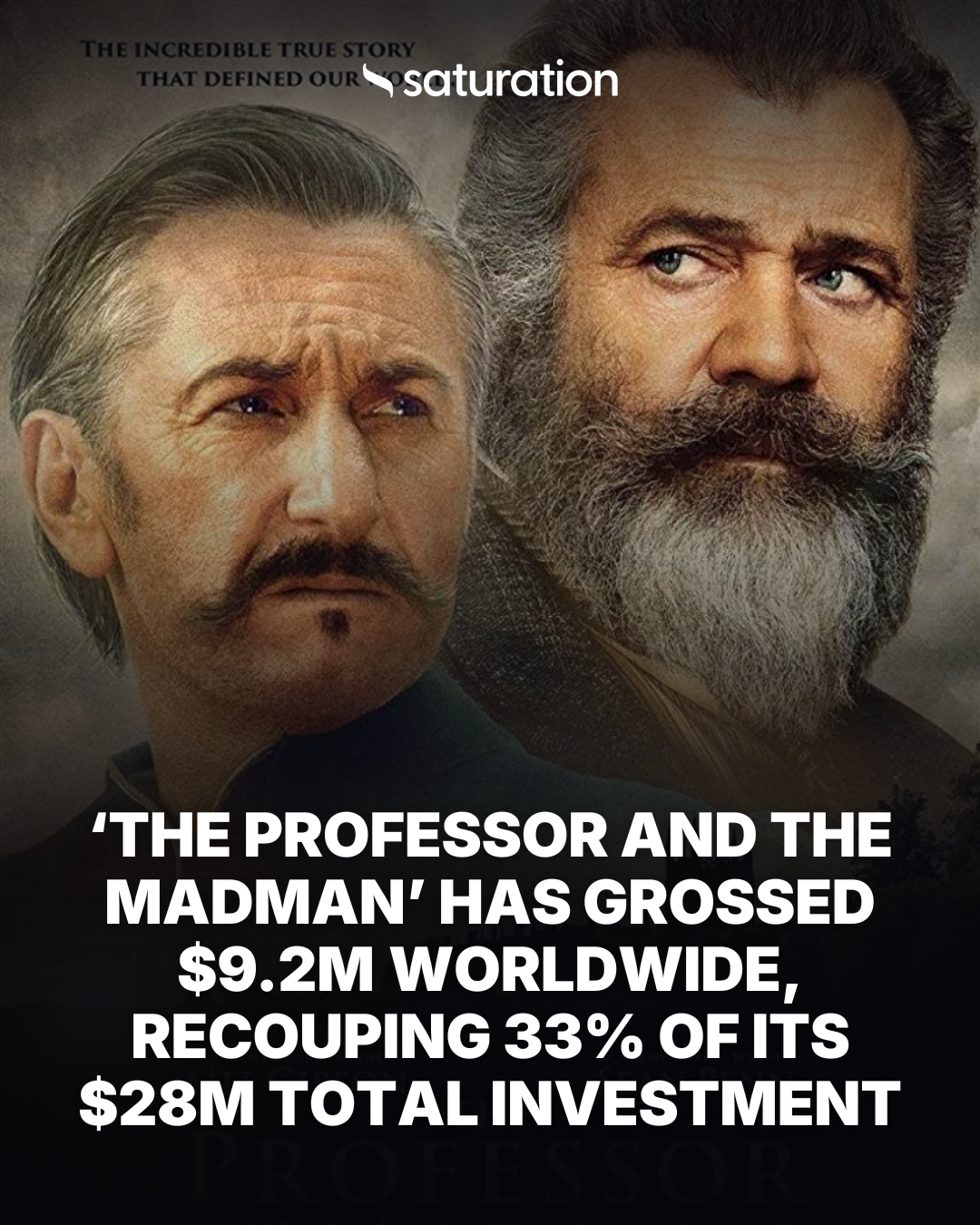 The Professor and the Madman share card