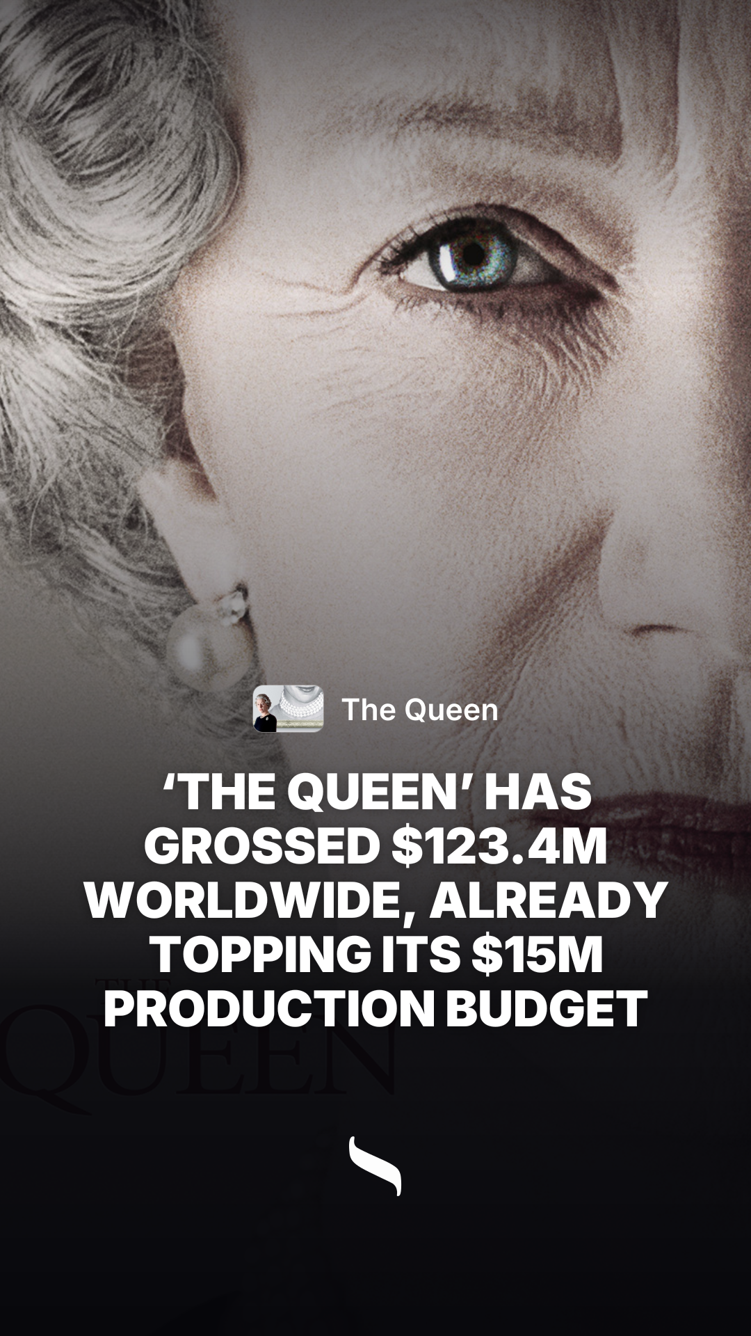 The Queen share card