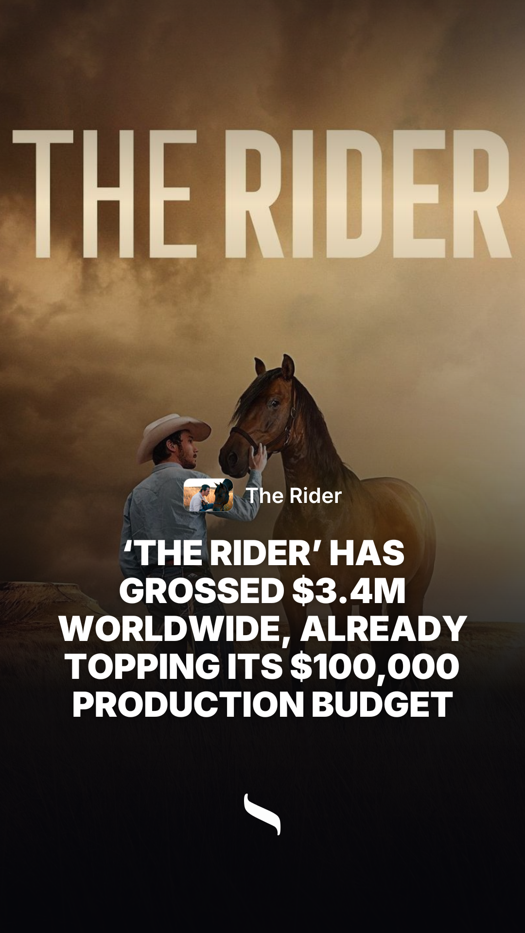 The Rider share card