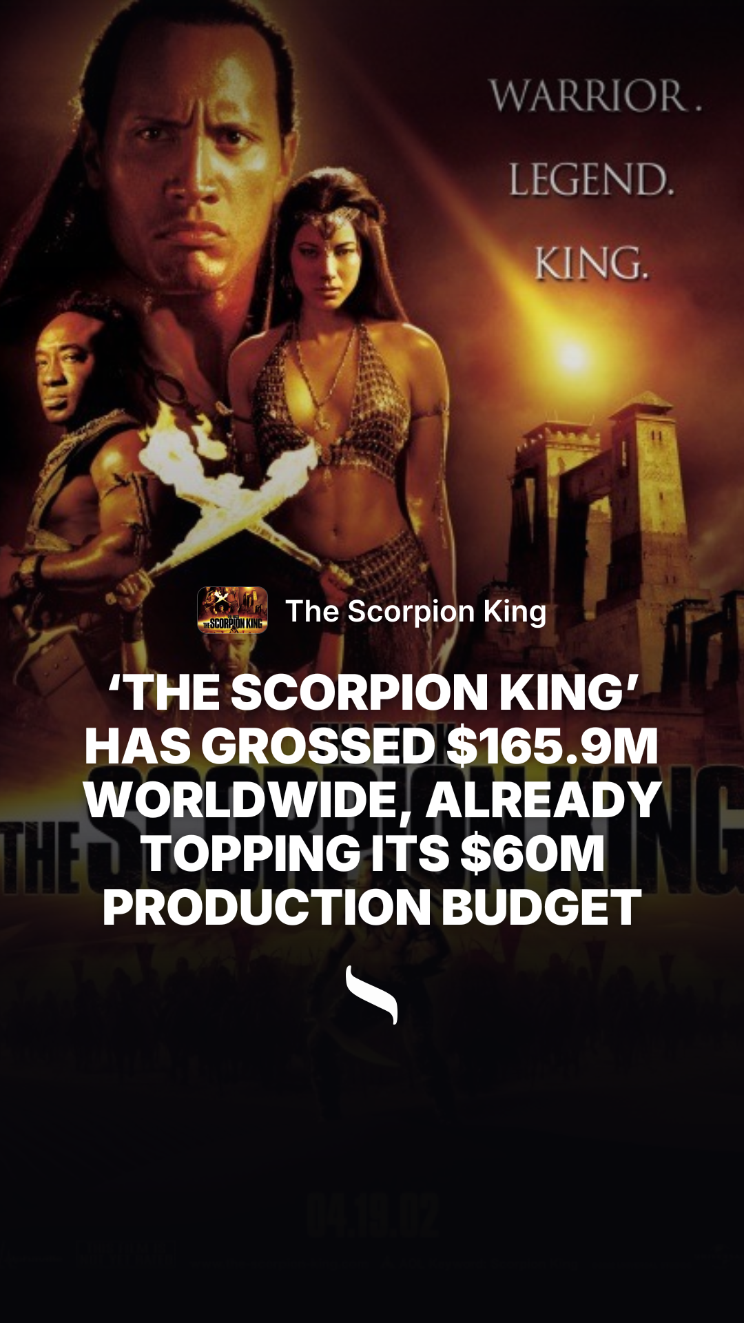 The Scorpion King share card
