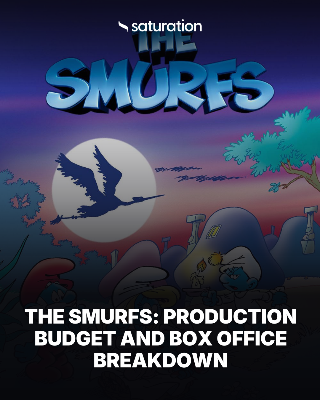 The Smurfs share card