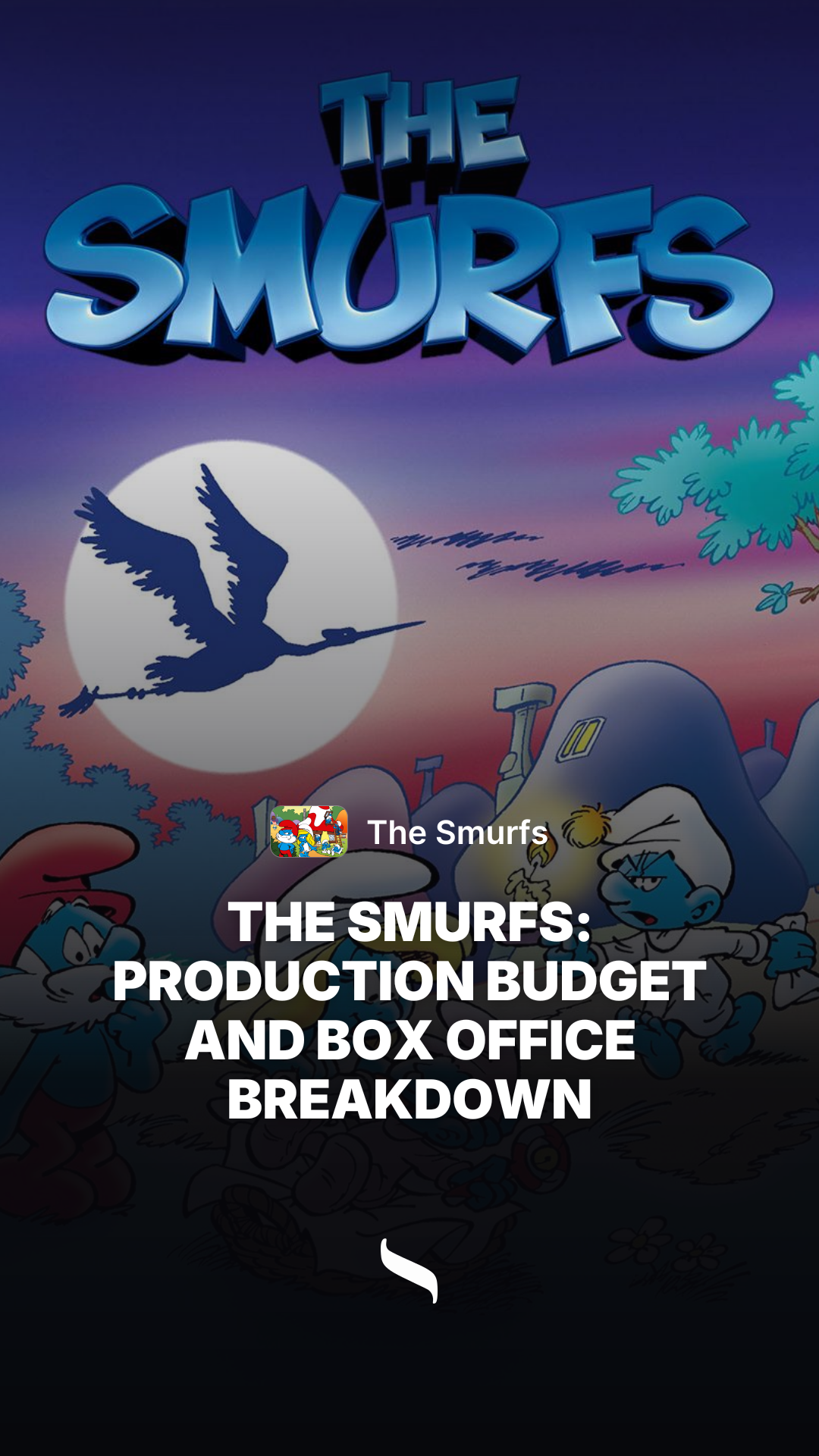 The Smurfs share card