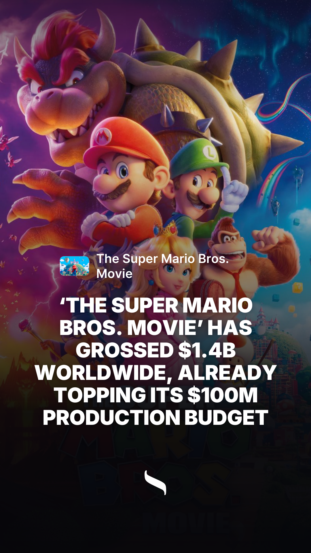 The Super Mario Bros. Movie share card