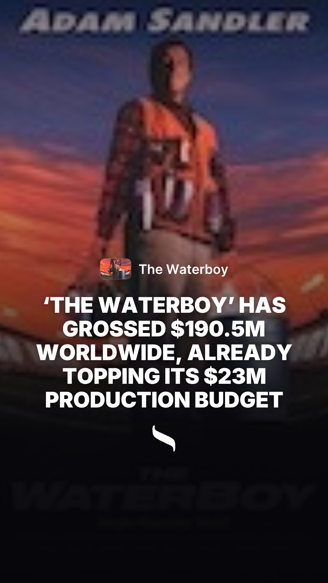 The Waterboy (1998) share card