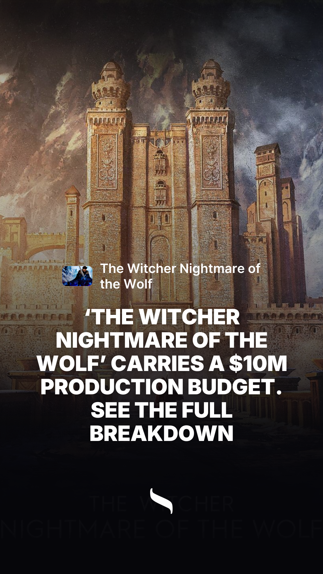 The Witcher Nightmare of the Wolf share card