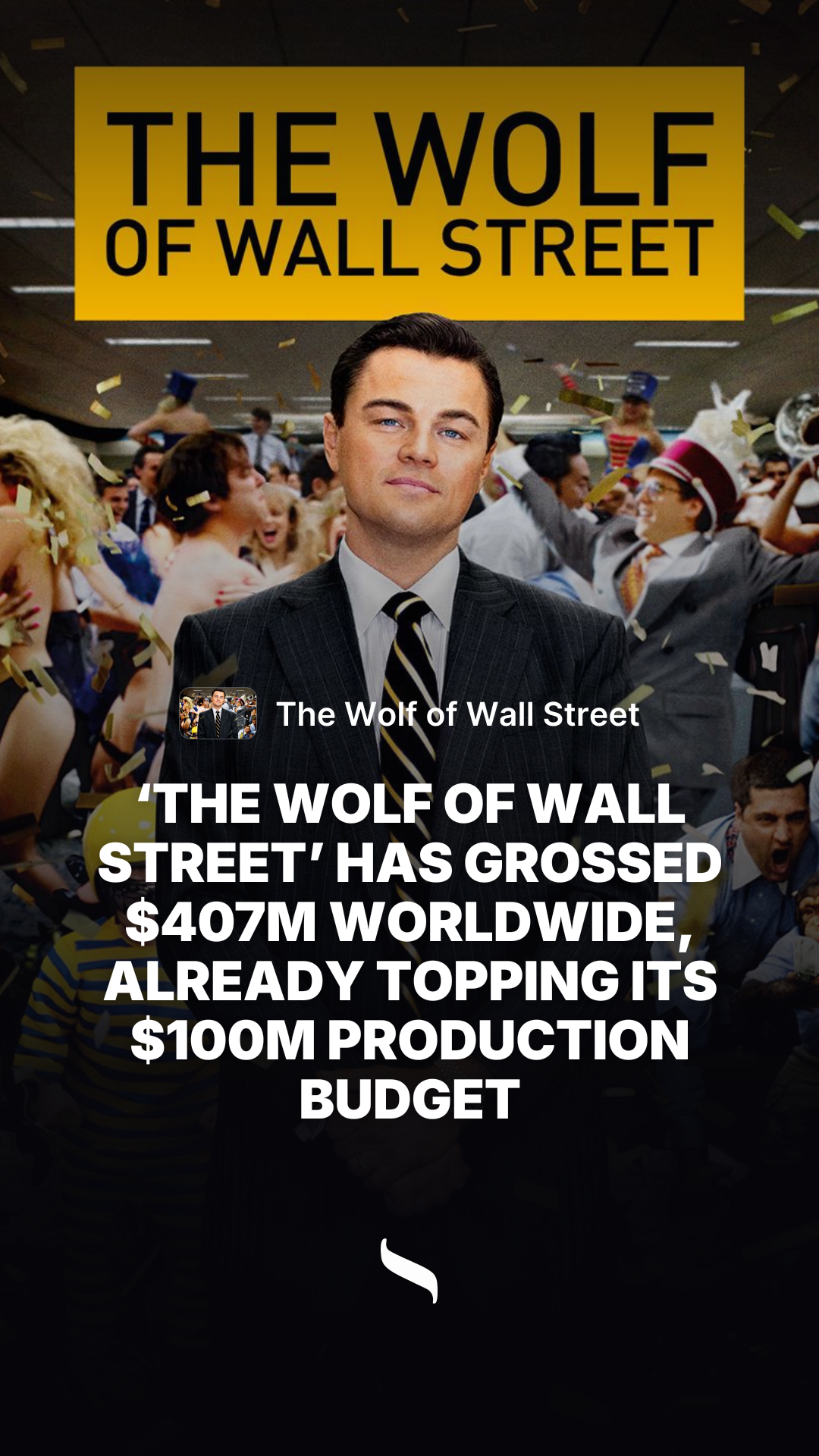 The Wolf of Wall Street share card