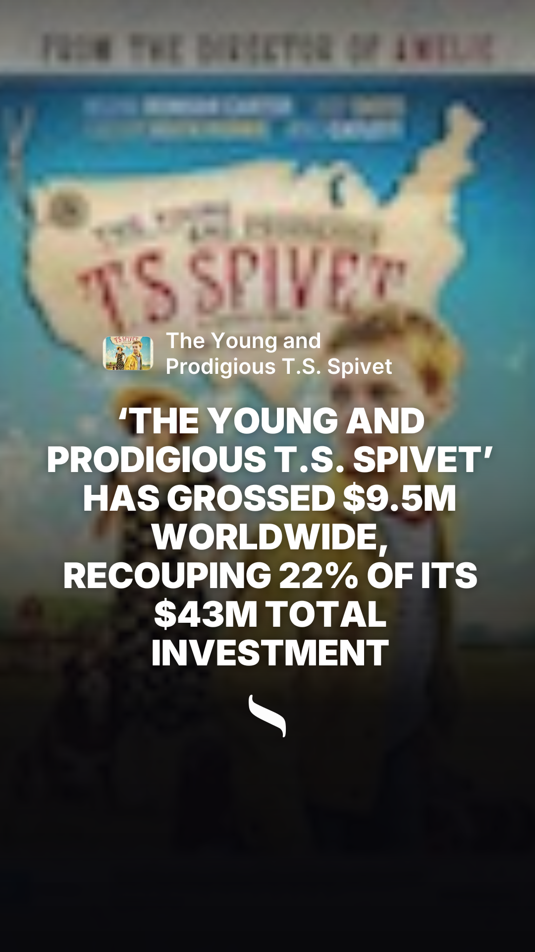 The Young and Prodigious T.S. Spivet share card