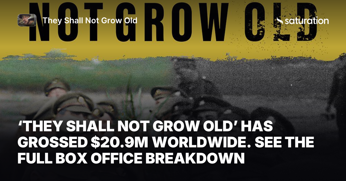They Shall Not Grow Old share card