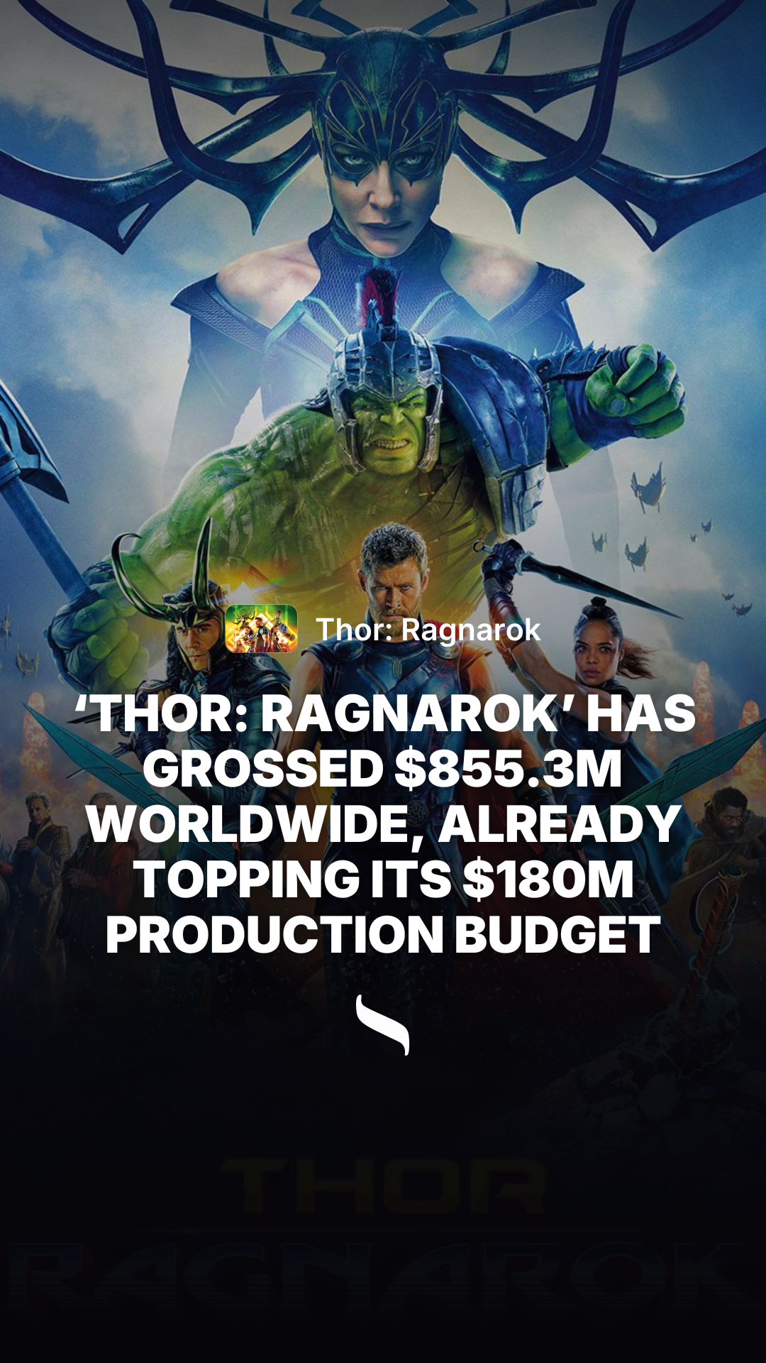 Thor: Ragnarok share card