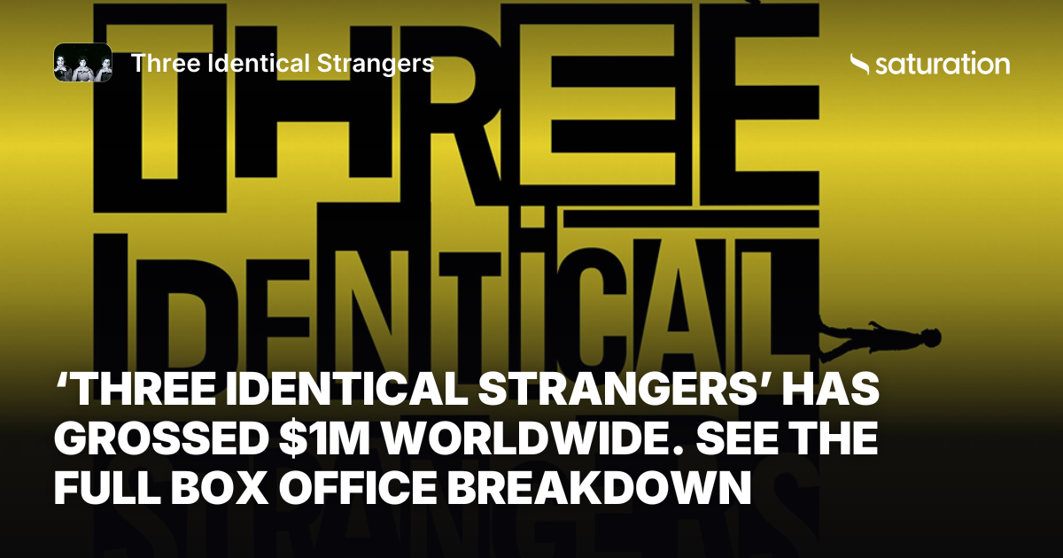 Three Identical Strangers share card