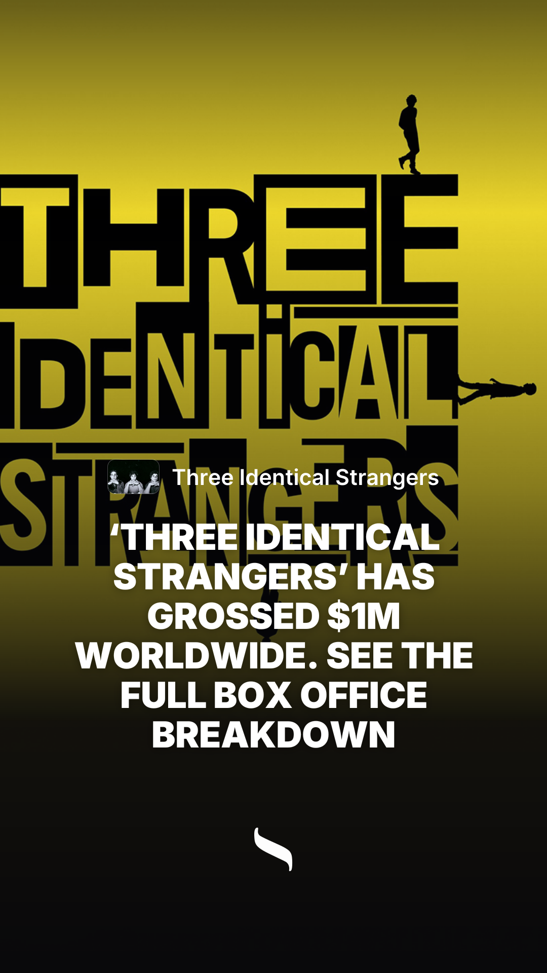Three Identical Strangers share card