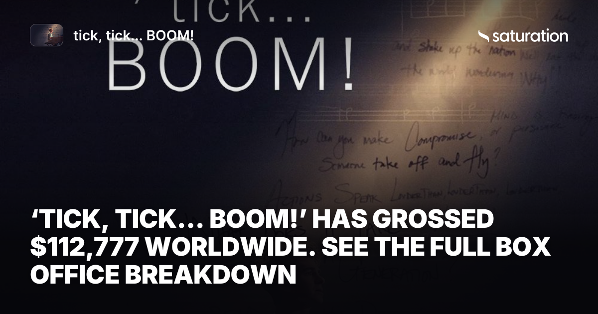 tick, tick... BOOM! share card