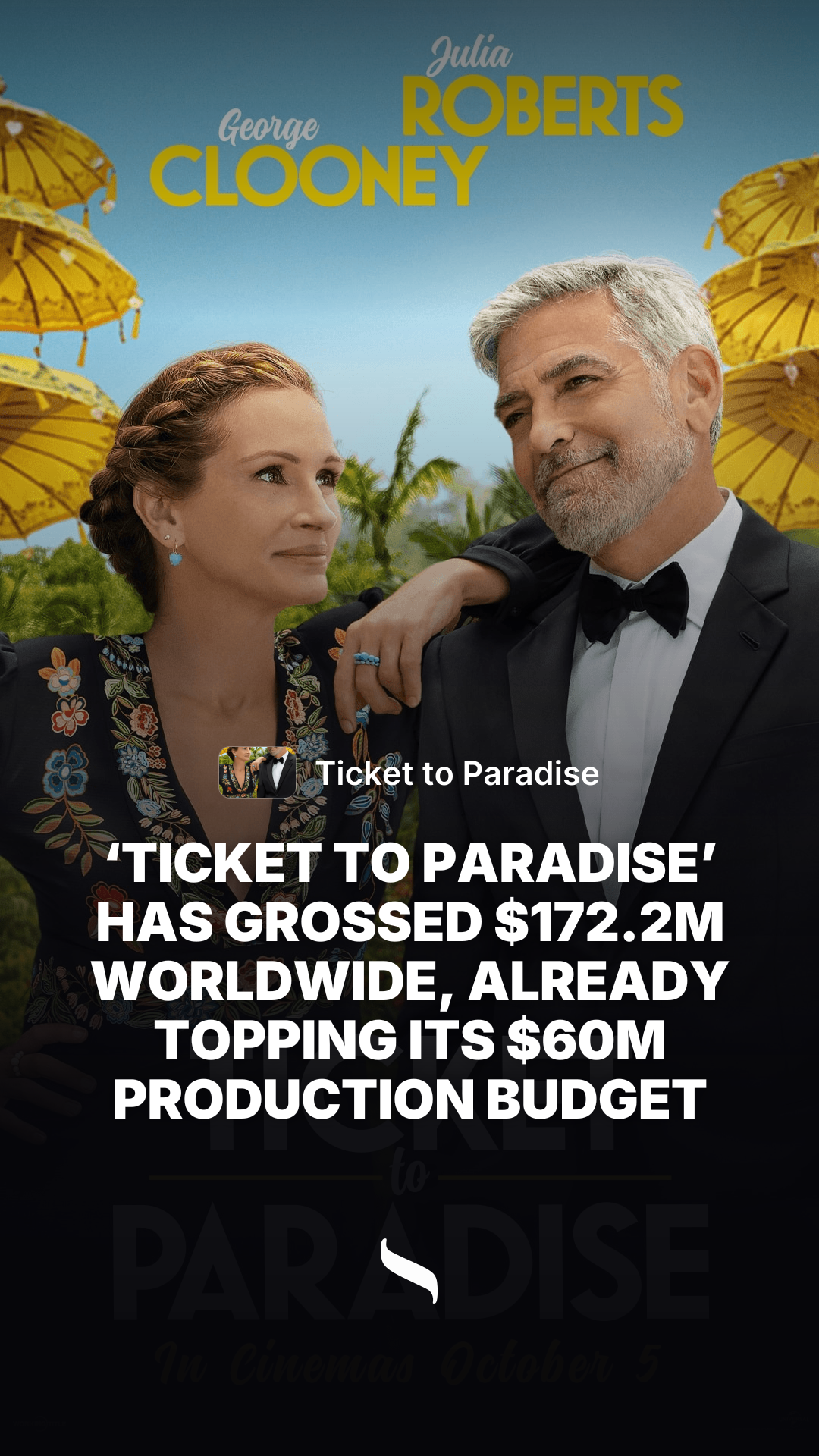 Ticket to Paradise share card