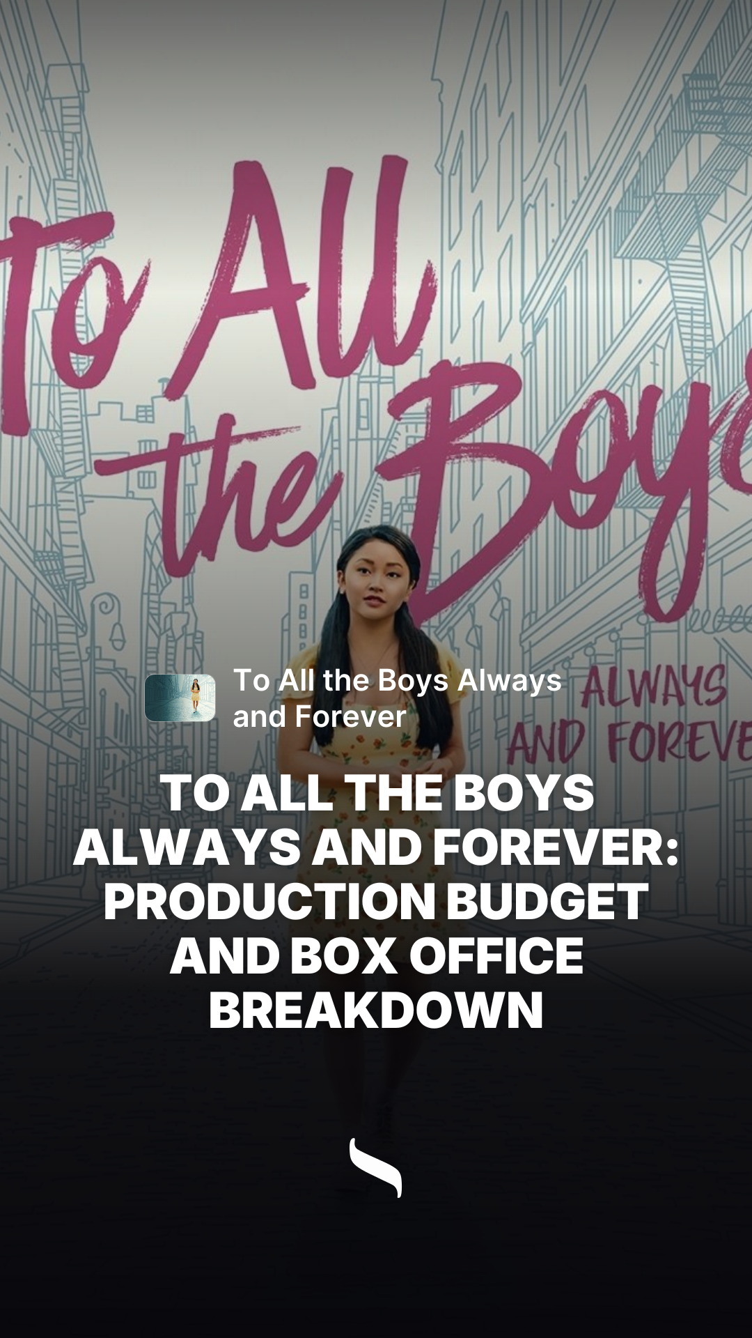 To All the Boys Always and Forever share card