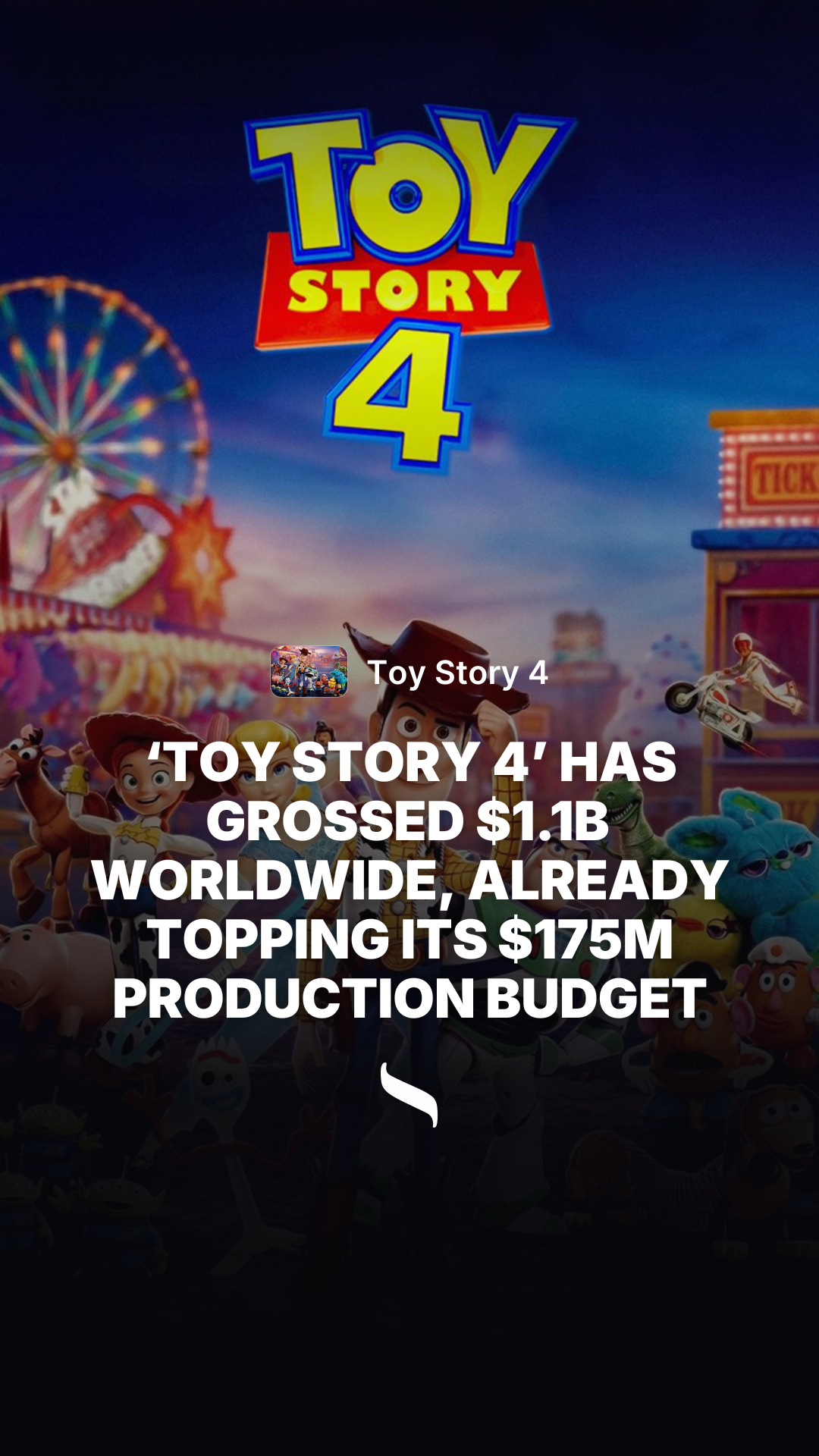 Toy Story 4 share card