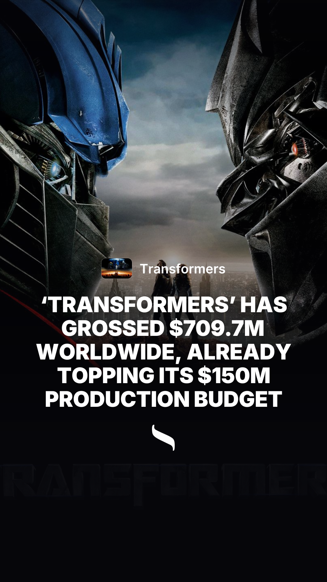 Transformers share card