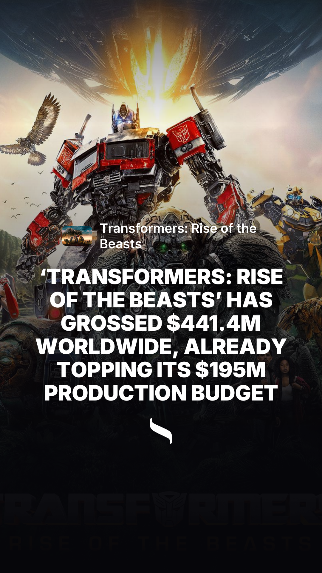 Transformers: Rise of the Beasts share card