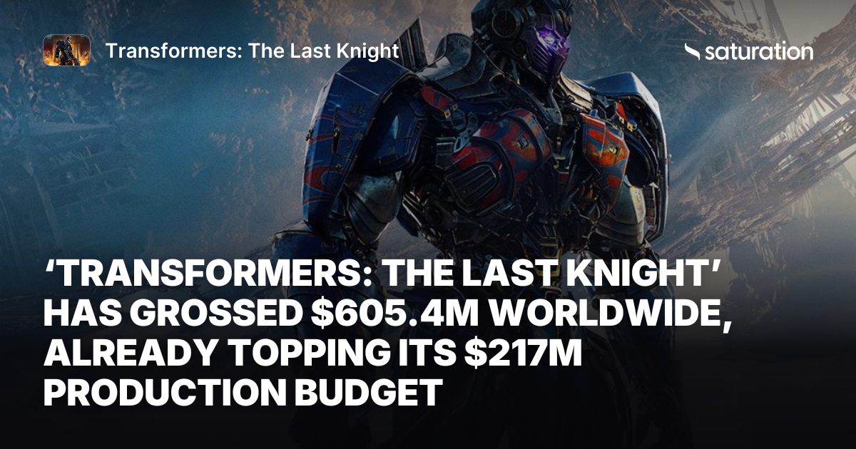 Transformers: The Last Knight share card