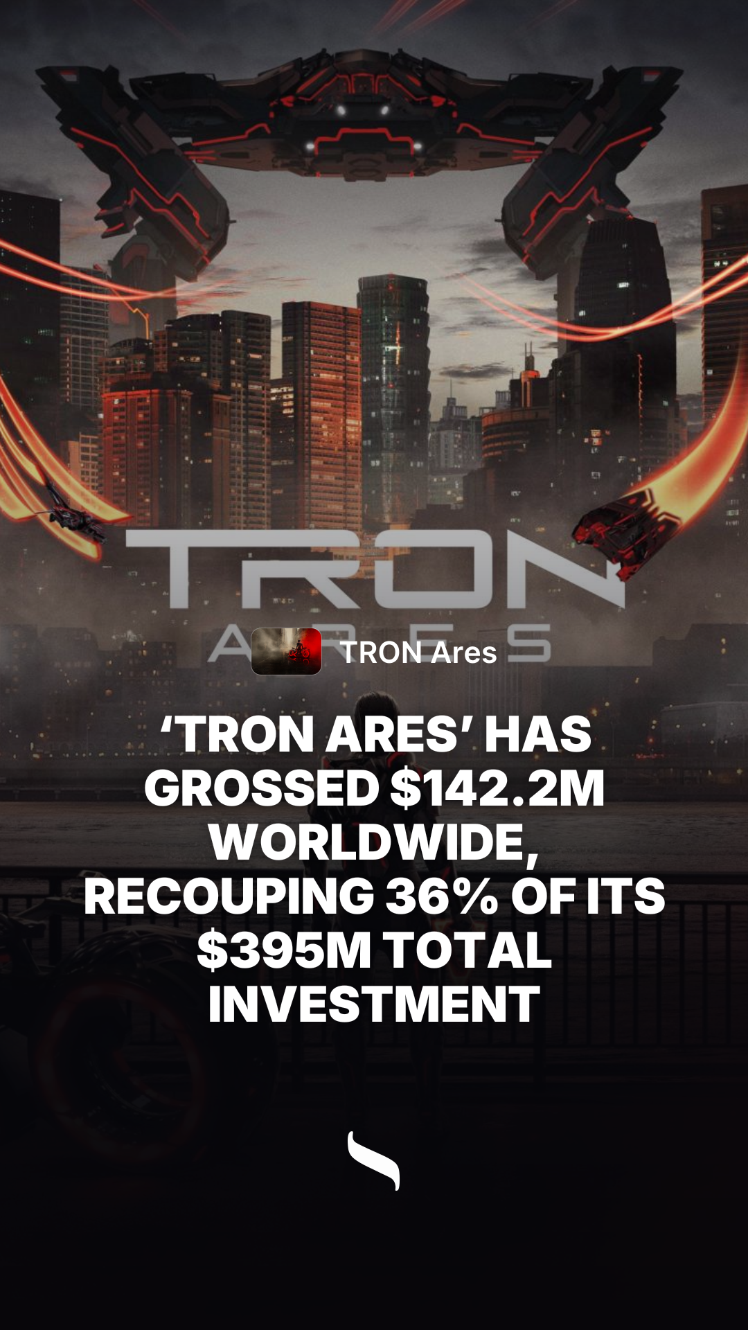 TRON Ares share card