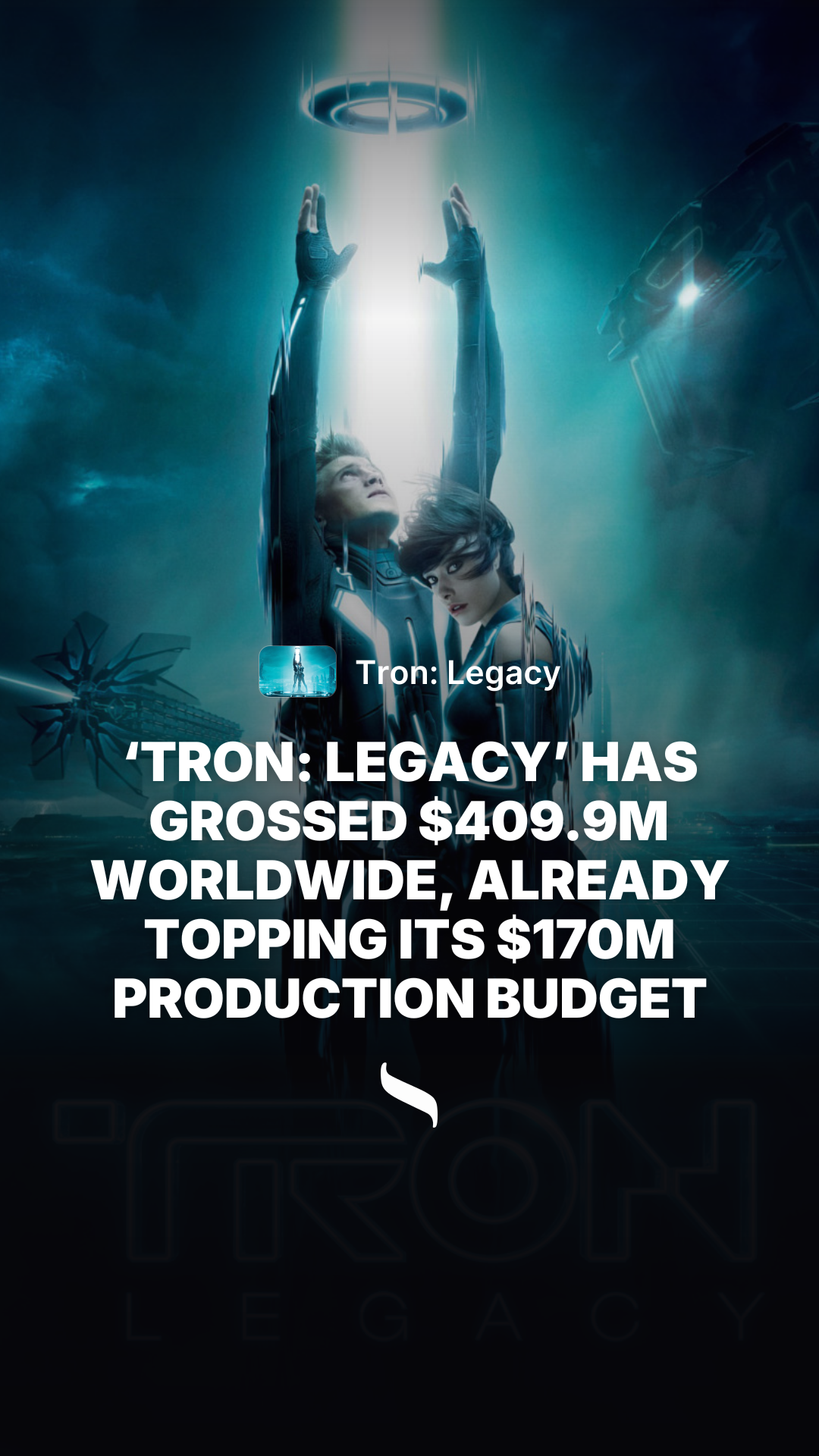 Tron: Legacy share card