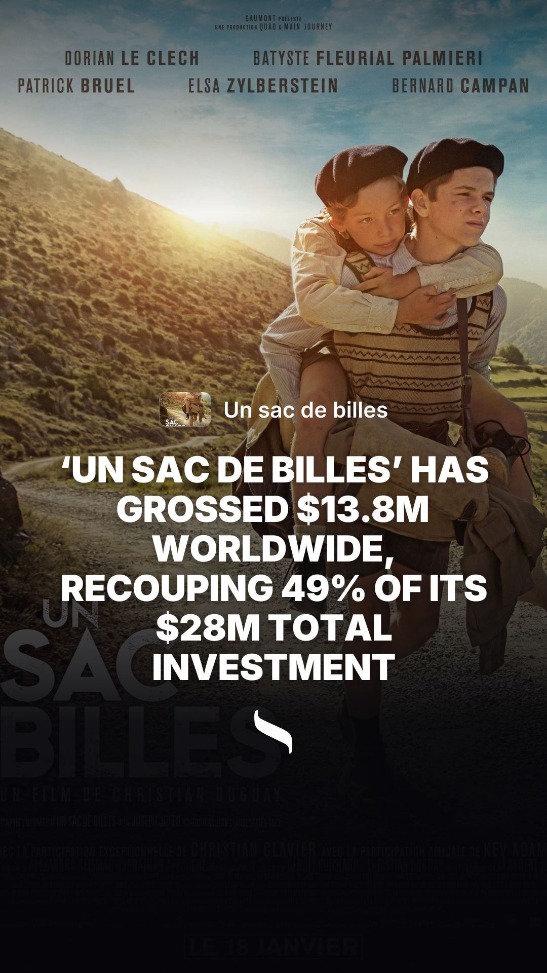 Un sac de billes (2017) share card
