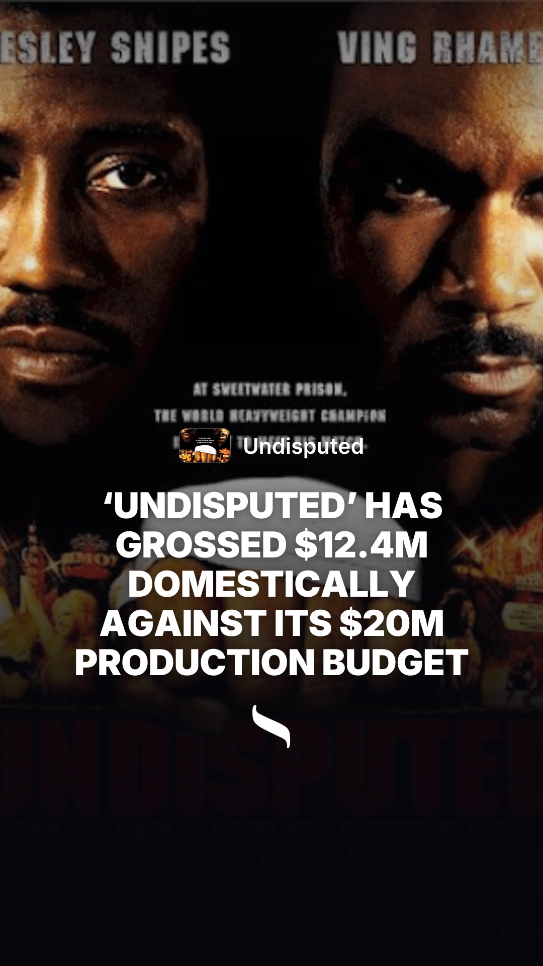 Undisputed (2002) share card