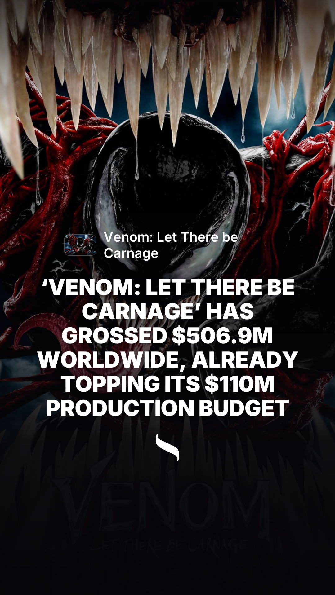 Venom: Let There be Carnage share card