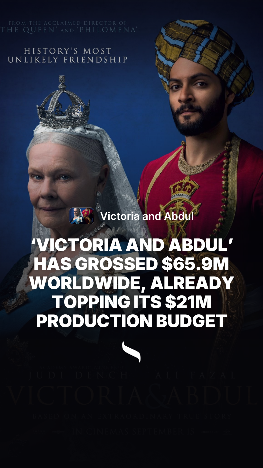 Victoria and Abdul (2017) share card