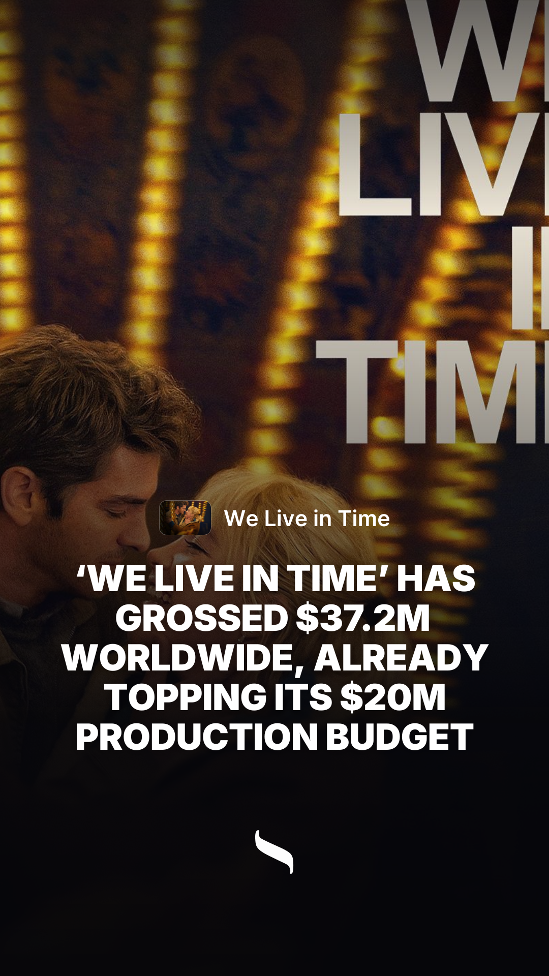 We Live in Time share card