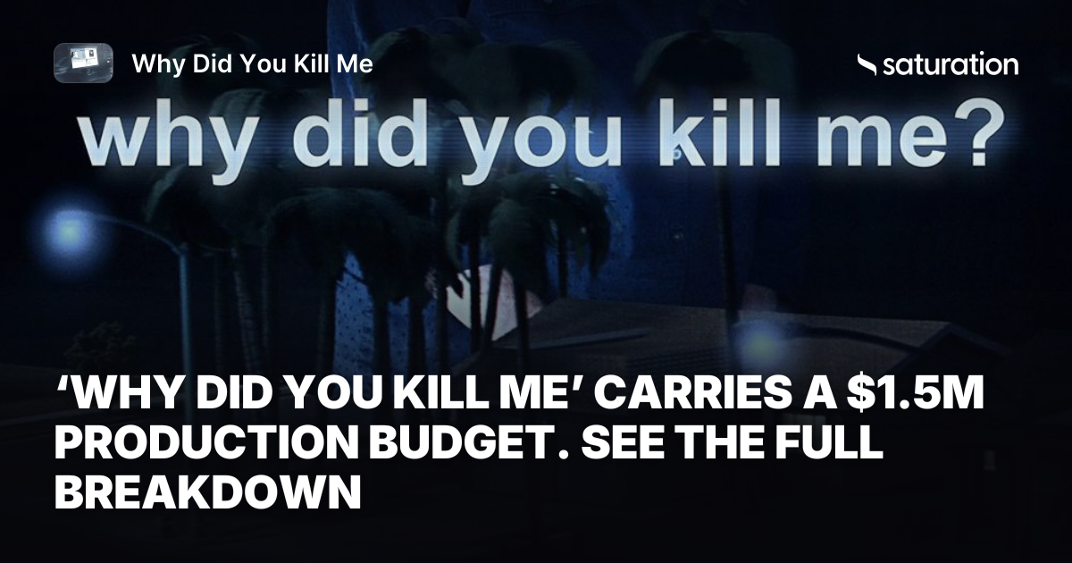Why Did You Kill Me share card