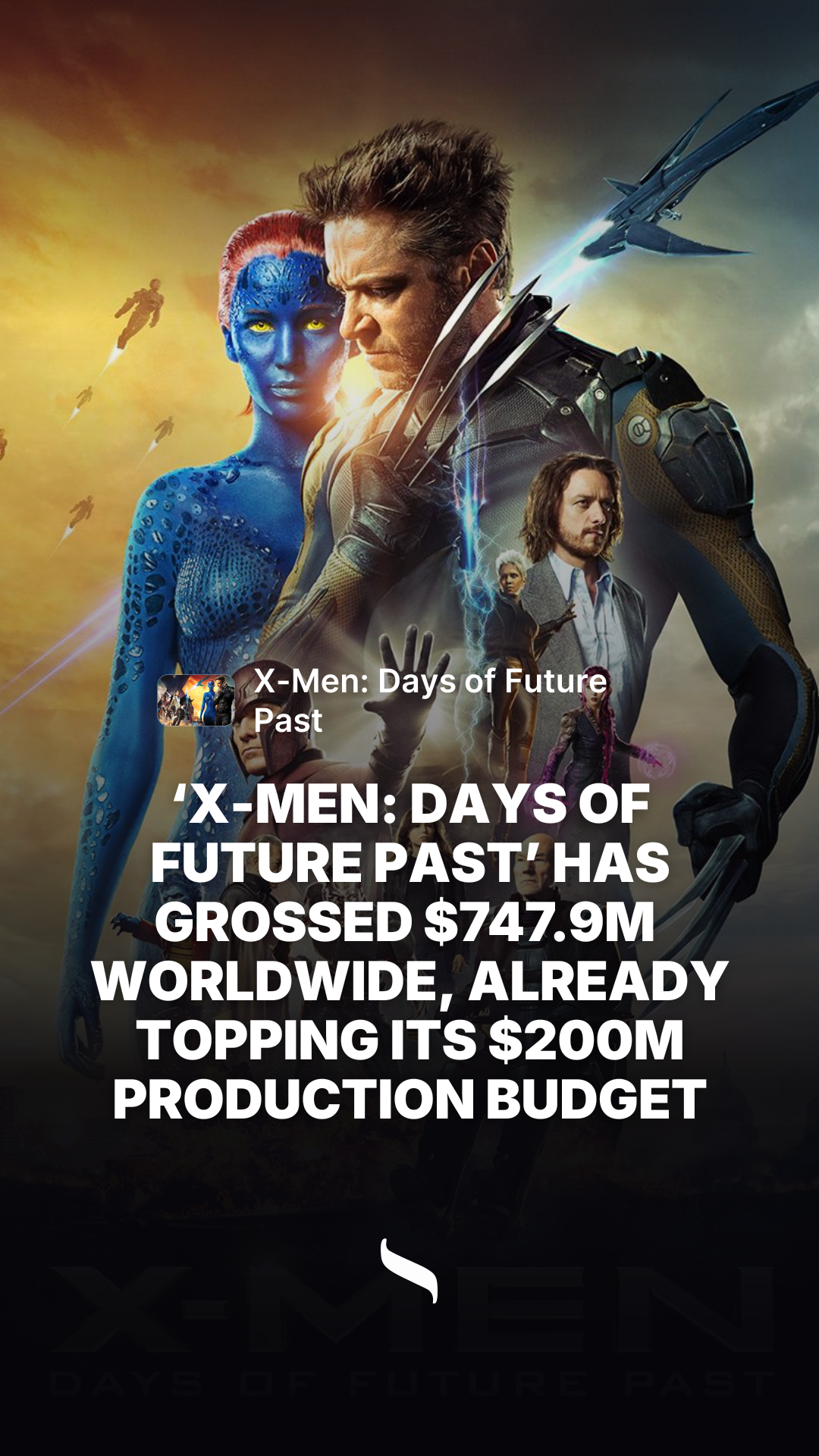 X-Men: Days of Future Past share card