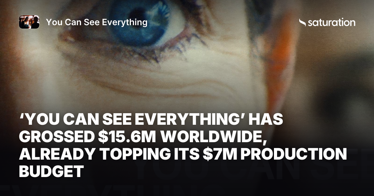 You Can See Everything (2026) Budget: $7M Production Cost | Saturation.io