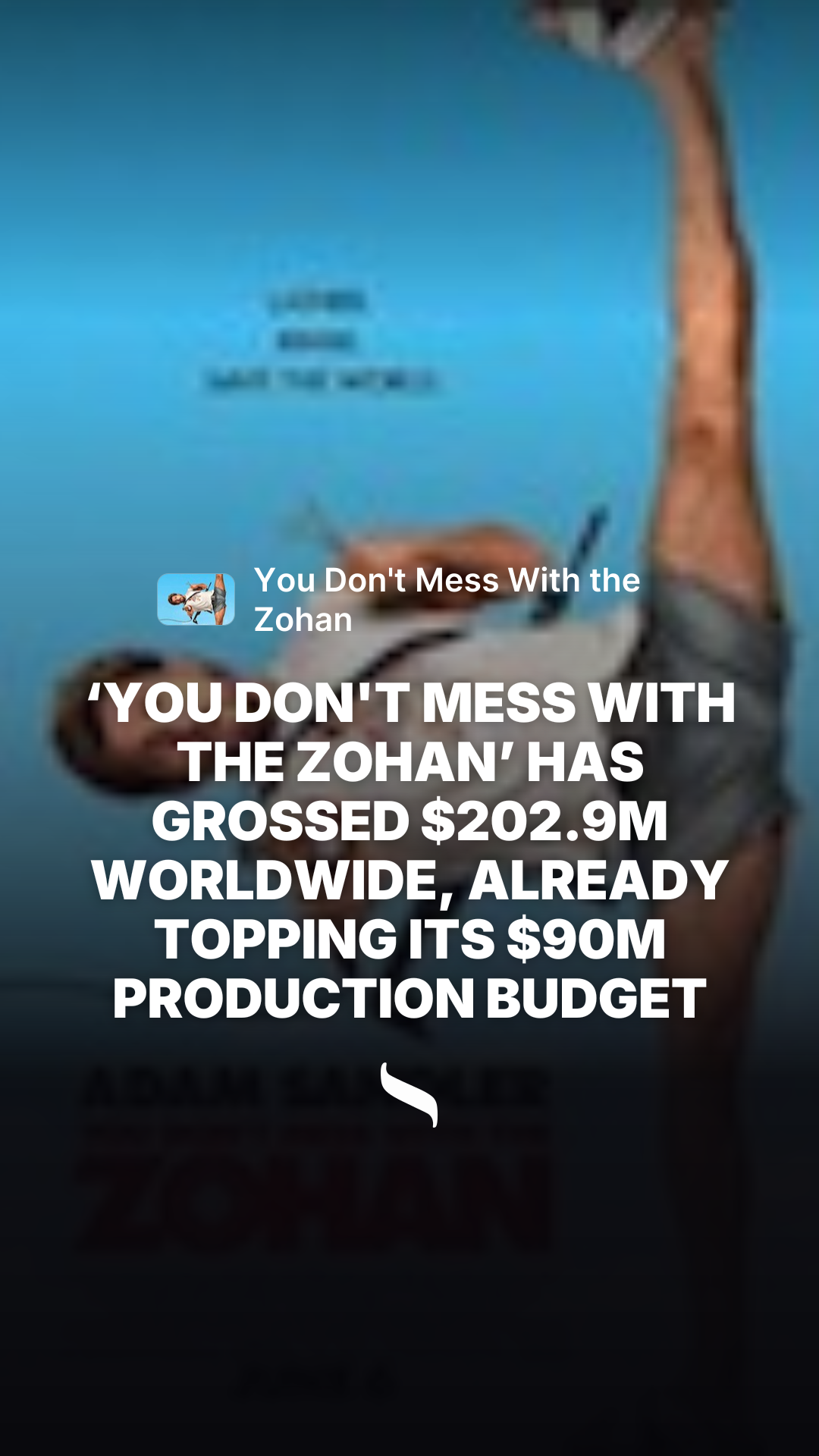 You Don't Mess With the Zohan share card