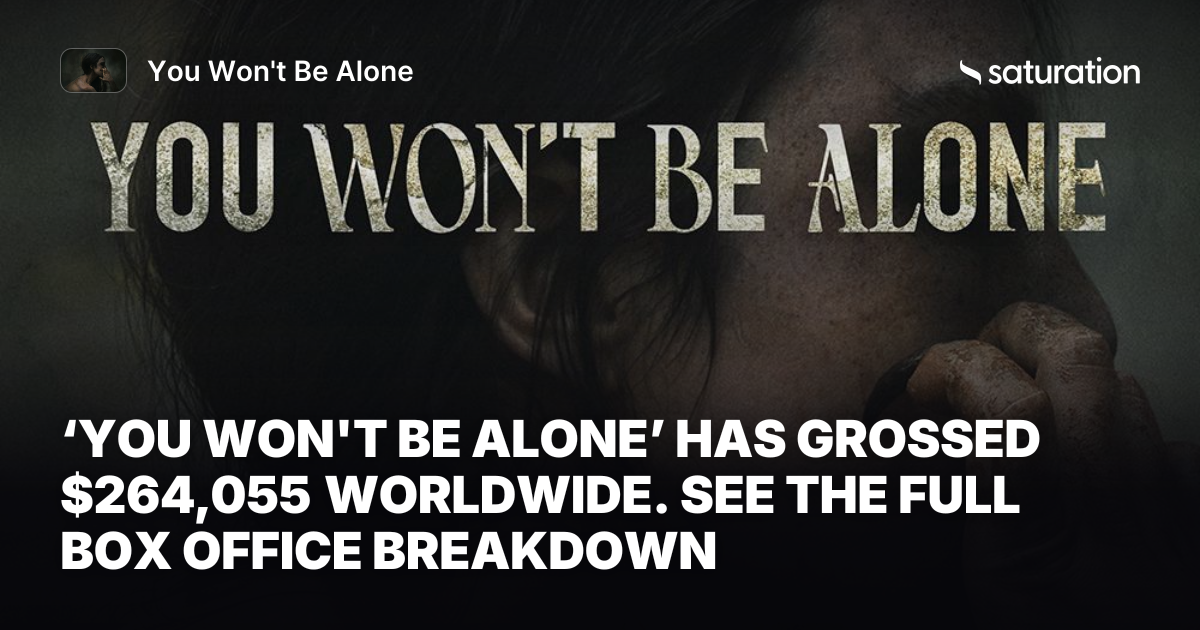 You Won't Be Alone share card