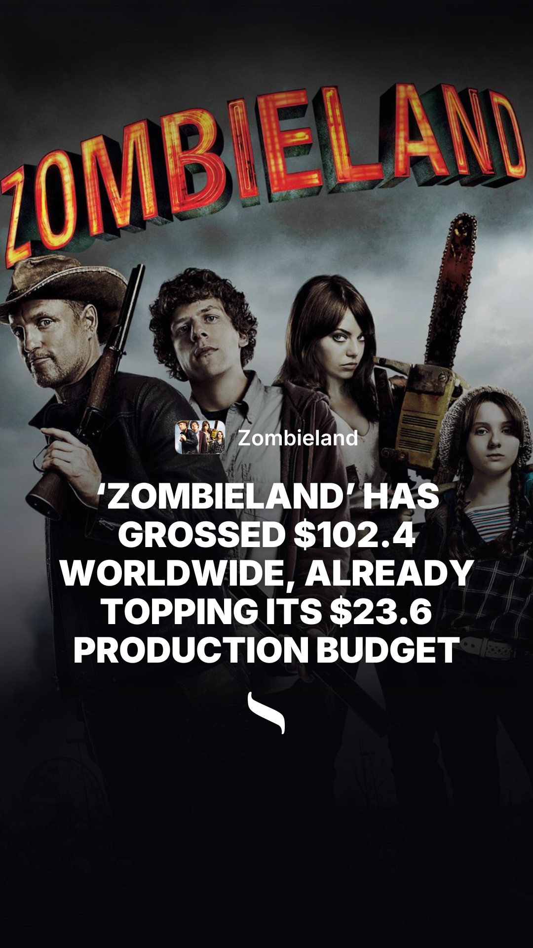 Zombieland share card