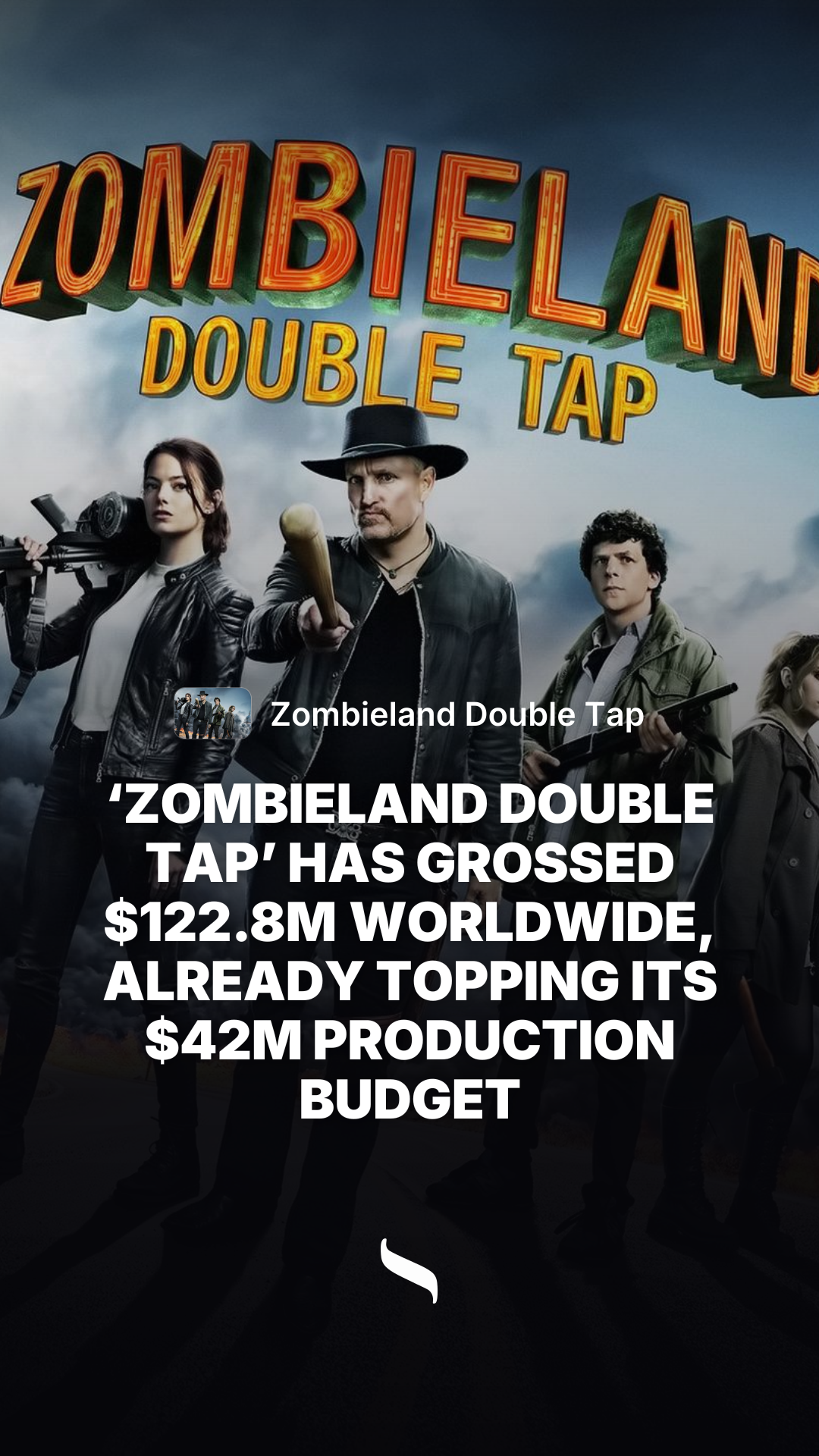 Zombieland Double Tap share card