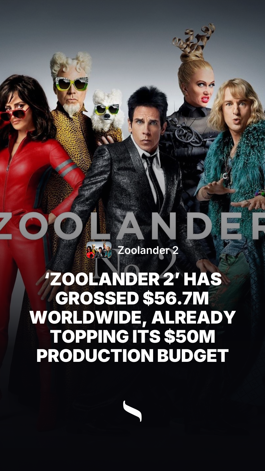 Zoolander 2 share card