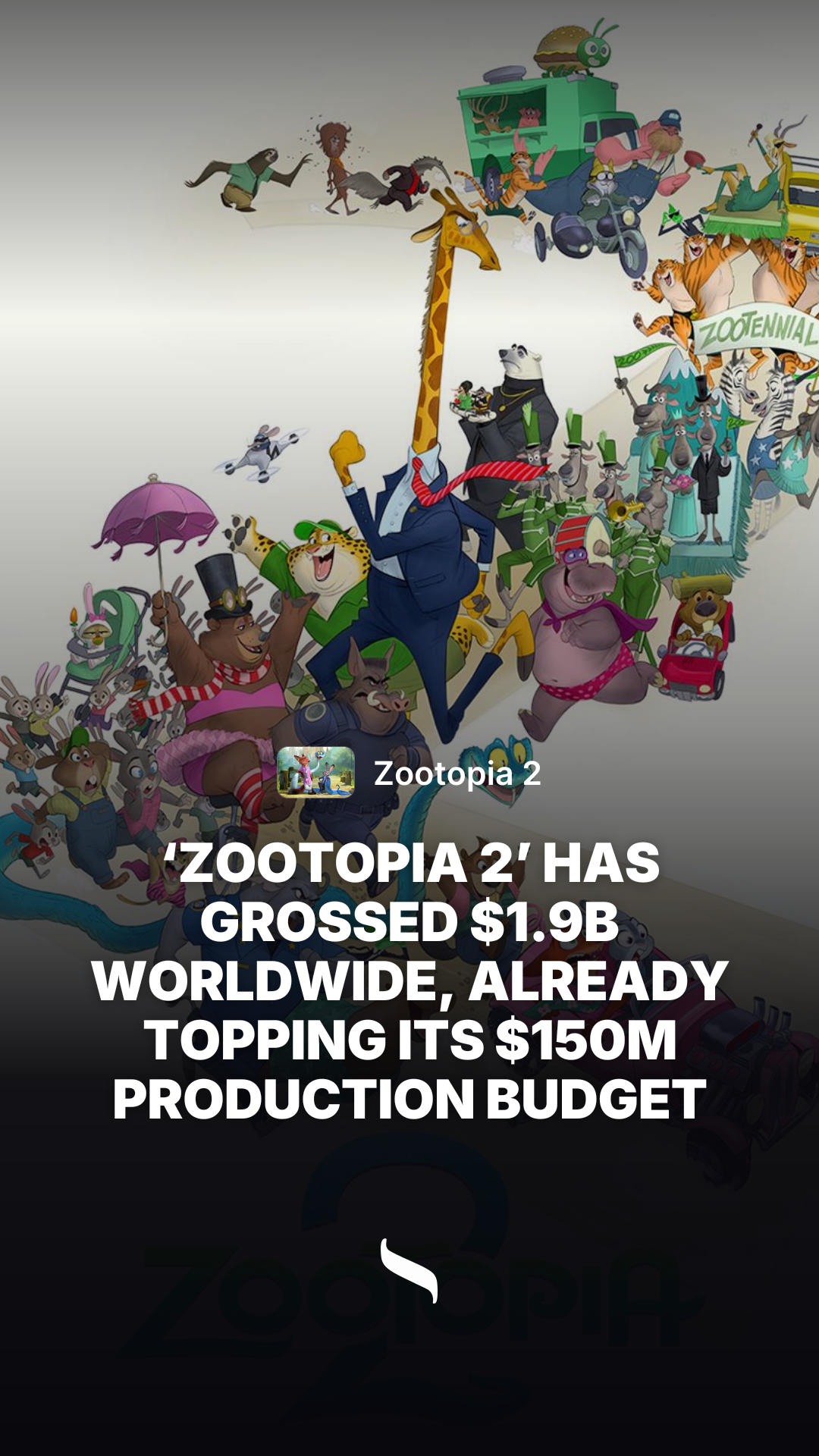 Zootopia 2 share card