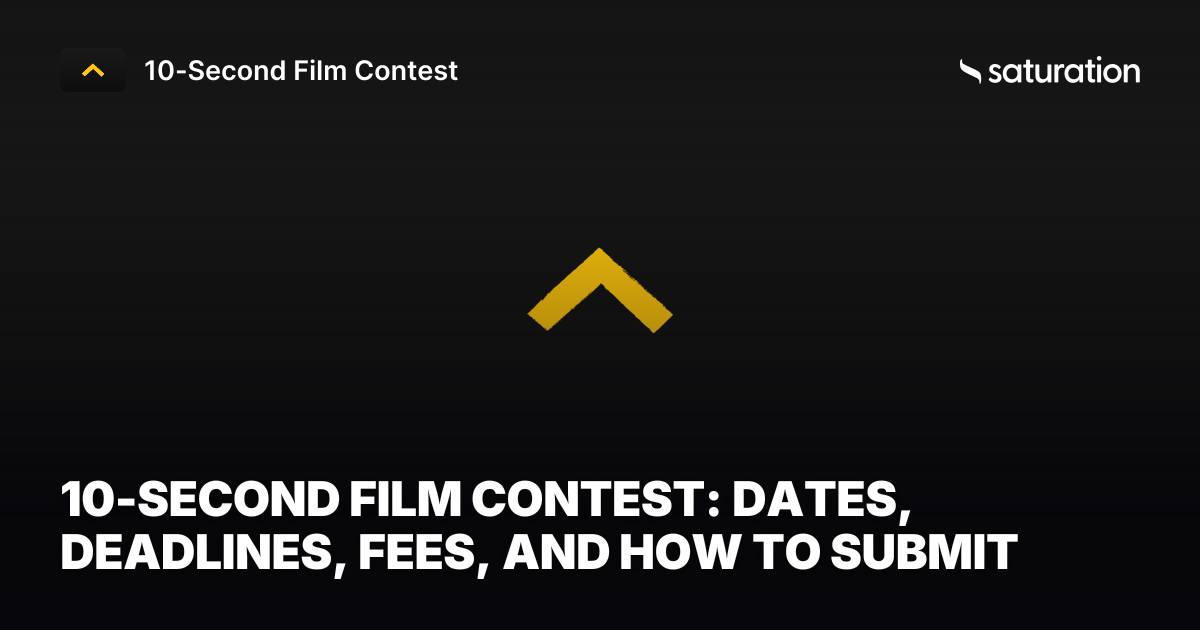 10-Second Film Contest share card
