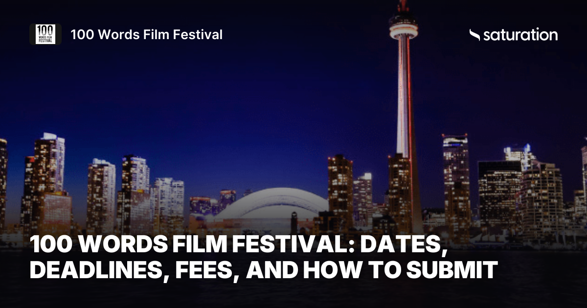 100 Words Film Festival share card