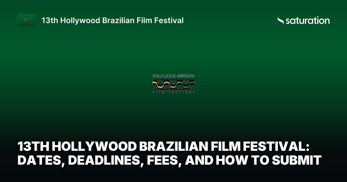 13th Hollywood Brazilian Film Festival share card
