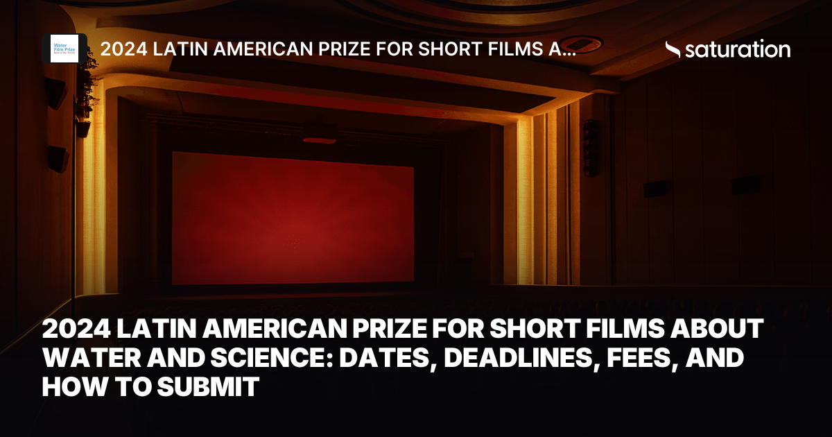 2024 LATIN AMERICAN PRIZE FOR SHORT FILMS ABOUT WATER AND SCIENCE share card