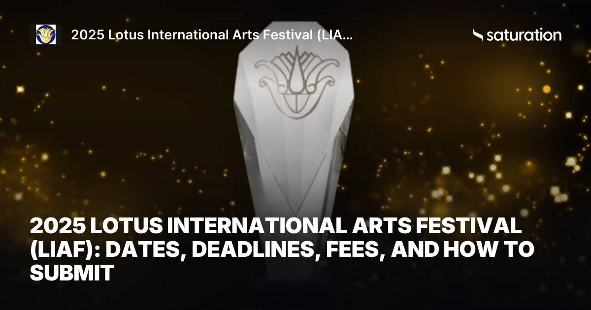 2025 Lotus International Arts Festival (LIAF) share card