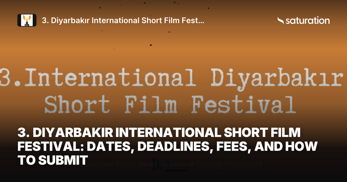 3. Diyarbakır International Short Film Festival share card