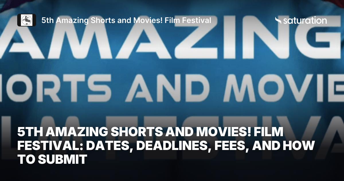 5th Amazing Shorts and Movies! Film Festival share card