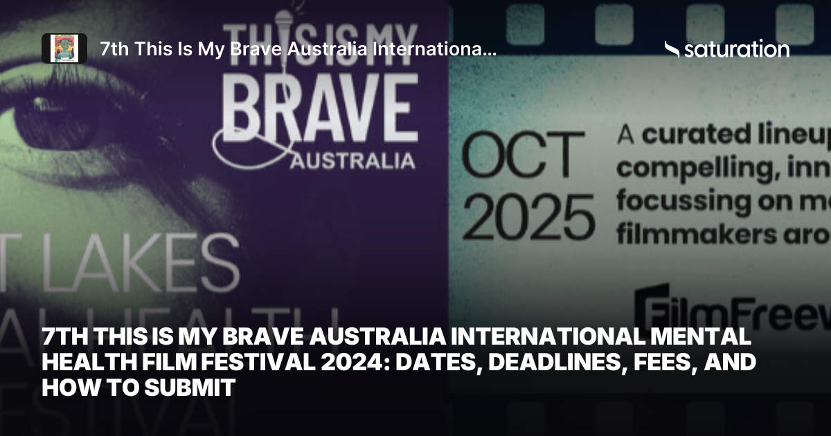 7th This Is My Brave Australia International Mental Health Film Festival 2024 share card