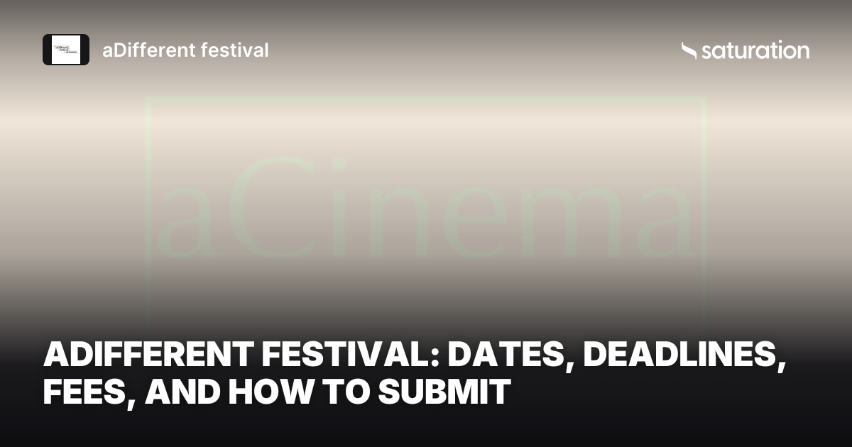 aDifferent festival share card