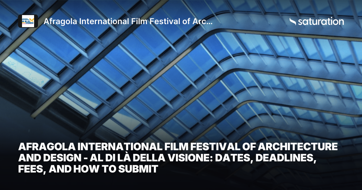 Afragola International Film Festival of Architecture and Design - Al di là della visione share card