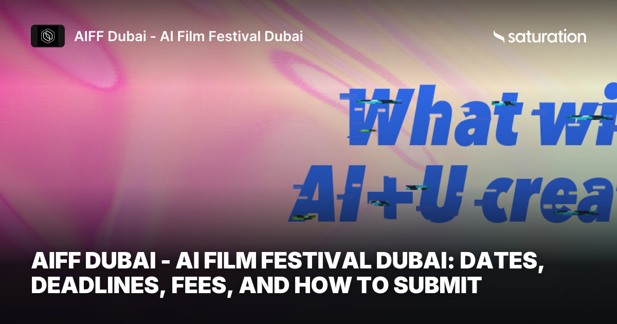 AIFF Dubai - AI Film Festival Dubai share card
