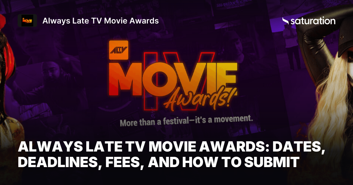 Always Late TV Movie Awards share card